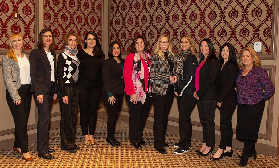 Dentsply Sirona employees who attended the Women in Dentistry Breakfast in February 2020, in Chicago, USA.