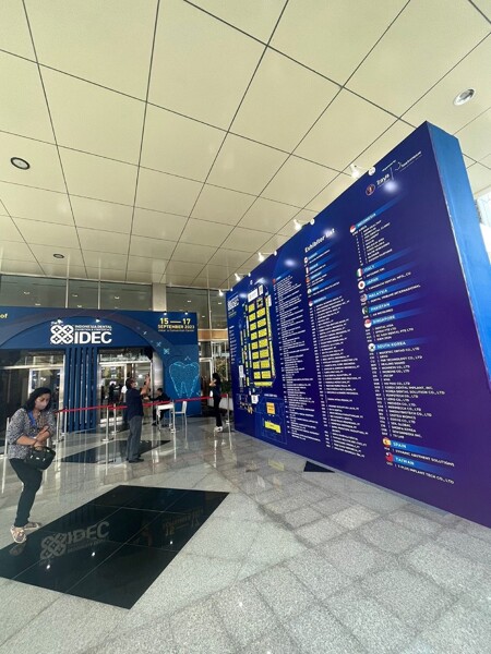 The 2023 IDEC exhibition hosted more than 350 brands and companies. (Image: Dental Tribune International)