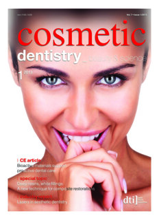 cosmetic dentistry international No. 1, 2013
