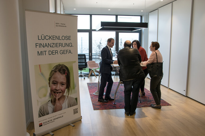 Die GEFA BANK GmbH war Teil der Fachausstellung.