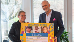 Amann Girrbach überreicht 17.000-Euro-Scheck an Austrian Cleft Kinderhilfe