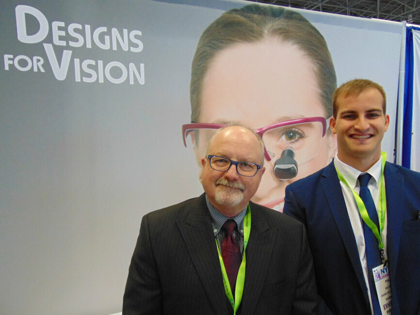 Ed Bruce, left, and Phil Bullock of Designs for Vision. (Photo: Fred Michmershuizen/DTA)