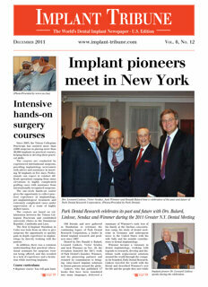 Implant Tribune U.S. No. 12, 2011