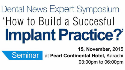 DNES Symposium 15 Nov  - How to Build Successful Implant Practice?