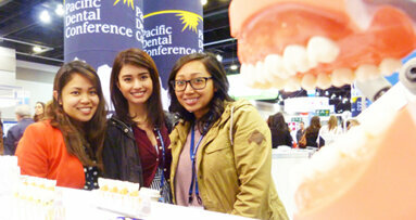 Aisles of smiles in the 2015 Pacific Dental Conference Exhibit Hall