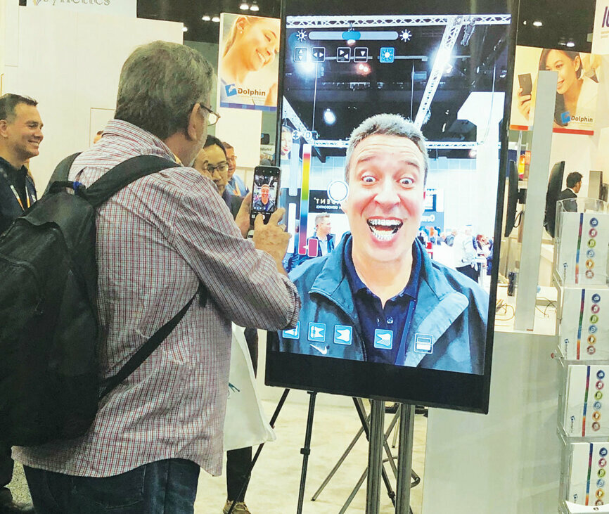 Head over to the Dolphin booth and try out the software where you can see what you’ll look like with braces or with perfect teeth post-treatment!