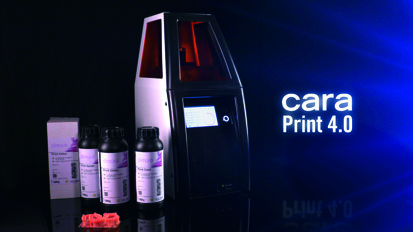 Cara Print 4.0  The new 3D printer from Kulzer.  Quick, precise, economical: The perfect fit.