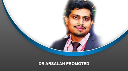 Dr Arsalan promoted