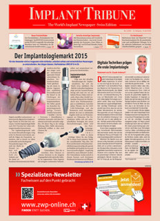 Implant Tribune Switzerland No. 1, 2015