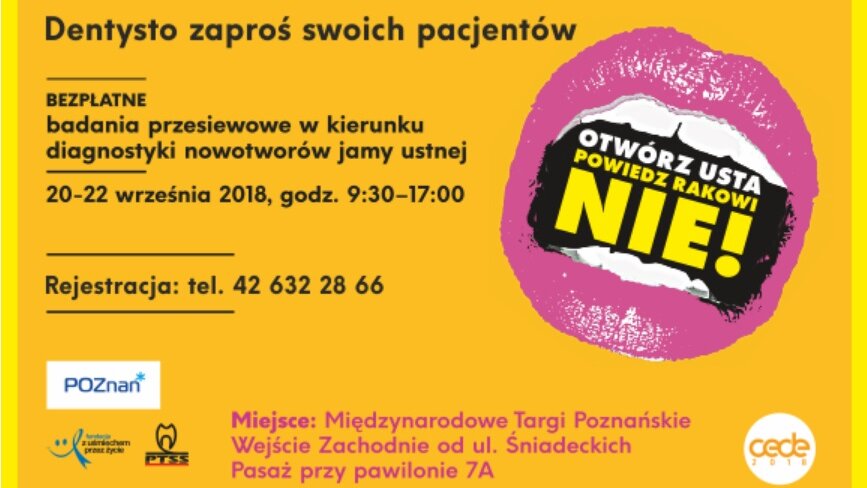 Bezpłatne badania dla mieszkańców Poznania podczas CEDE 2018
