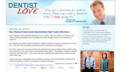 The man behind 1-800 DENTIST launches an online presence