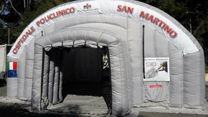 La SIA dona una tenda da triage all’Ospedale S. Martino di Genova