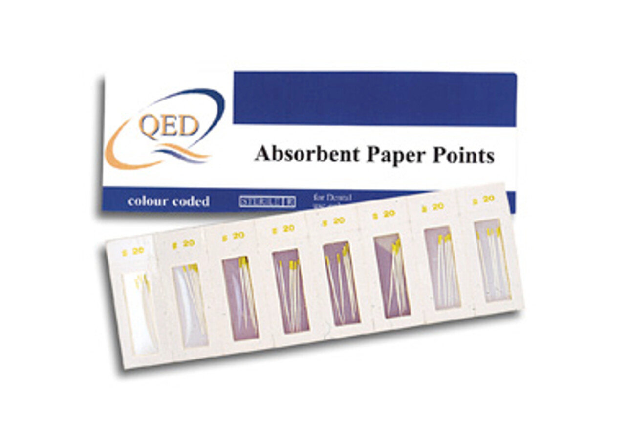 QED Standardised Absorbent Paper Points