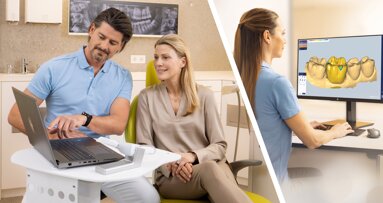 Colaboración sencilla entre el laboratorio y la clínica dental
