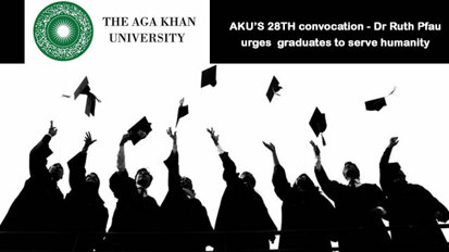 AKU’S 28TH convocation – Dr Ruth Pfau urges graduates to serve humanity