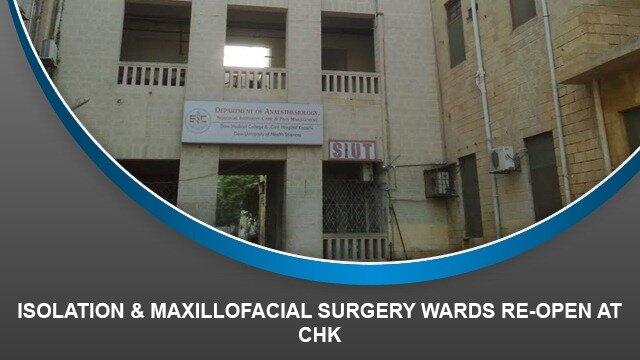 Isolation & maxillofacial surgery wards re-open at CHK