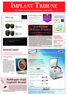 Implant Tribune Italy No. 1, 2013