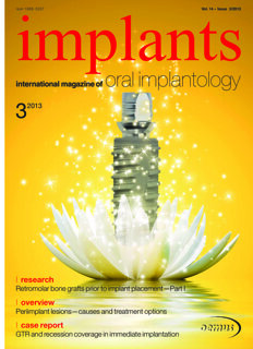 implants international No. 3, 2013