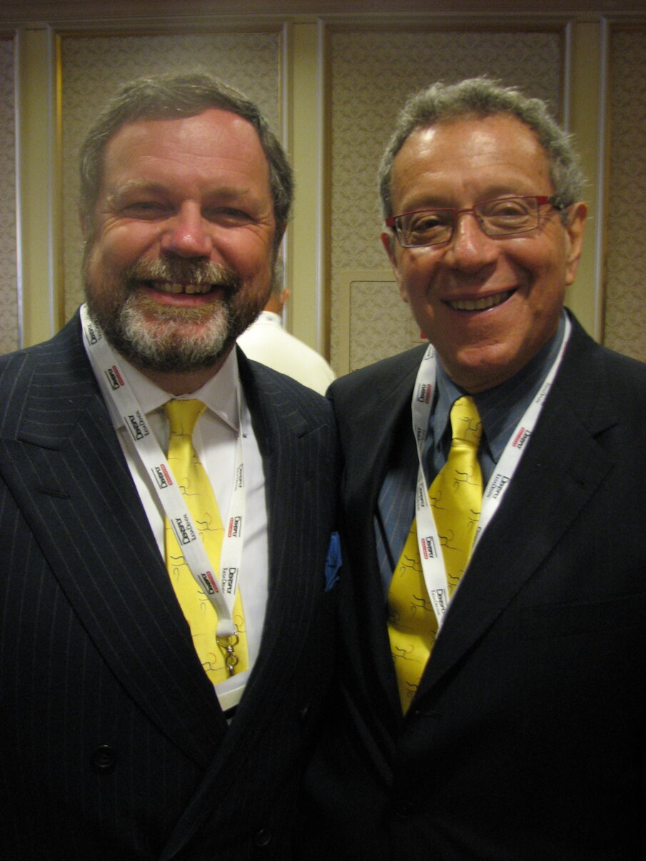Dr. Fred Weinstein with Dr. Anthony E. Hoskinson, at the IFEA meeting in 2007.