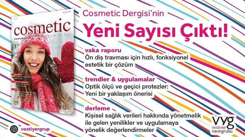 Cosmetic Dentistry Dergisi’nin Yeni Sayısı Yayınlandı