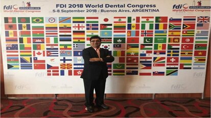 Dr.Mahesh Verma elected to the prestigious FDI World Dental Congress Science committee