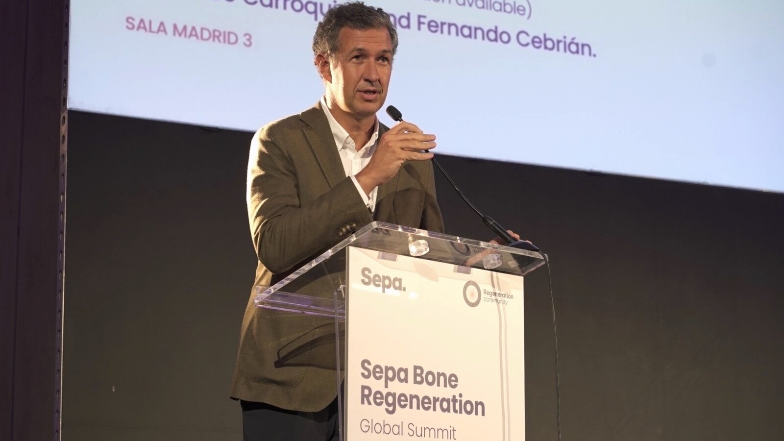 Cumbre mundial de regeneración ósea en Madrid