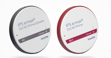 Ivoclar presents new features of IPS e.max ZirCAD Prime zirconia discs
