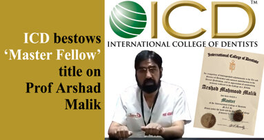ICD bestows ‘Master Fellow’ title on Prof Arshad Malik