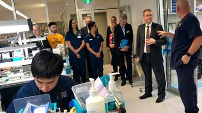 Education minister visits new teaching facility at University of Otago