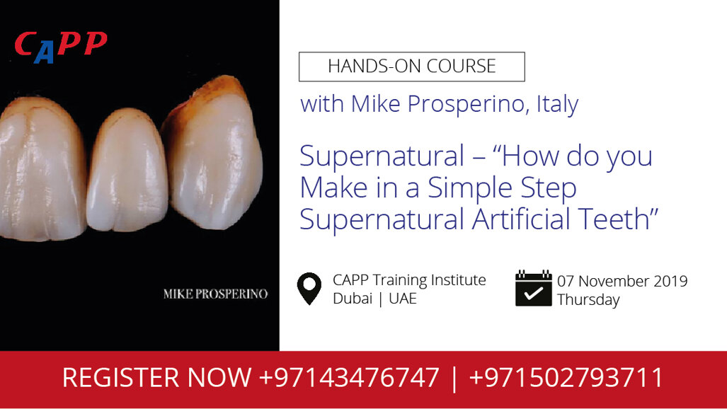 Supernatural – “How do you Make in a Simple Step Supernatural Artificial Teeth”
