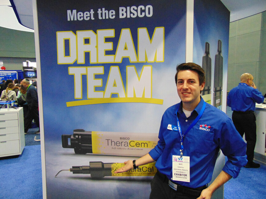 Nate Tarantelli of Bisco Dental Products. (Photo: Fred Michmershuizen/DTA)