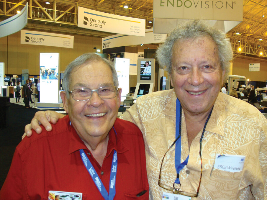Dr. Fred Weinstein with Dr. John J Stropko at AAE17 in New Orleans.