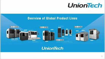 Introduction of UnionTech DLP Printer Line