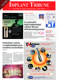 Implant Tribune Italy No. 4, 2015