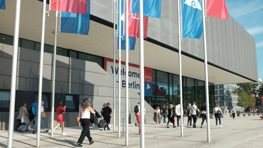 The EAO—DGI joint meeting is being held at CityCube Berlin. (All images: Dental Tribune International)