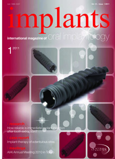 implants international No. 1, 2011