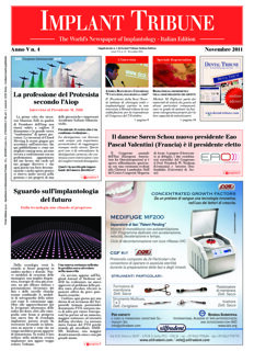 Implant Tribune Italy No. 4, 2011