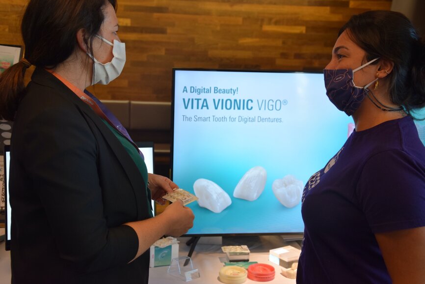 VITA Zahnfabrik booth at exocad Insights 2020. (Image: Dental Tribune International)