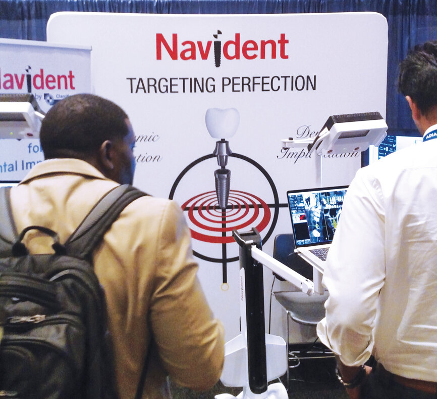 ClaroNav has new surgical navigation solutions to share with ICOI attendees. Photo by Humberto Estrada/DTA