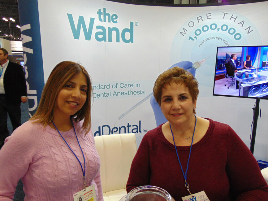 Ada Hernandez Gutierrez, left, and Renee Cultrara of Wand Dental. (Photo: Fred Michmershuizen/DTA)