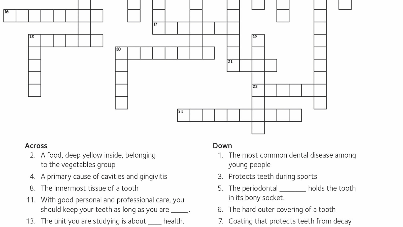 Orthodontist's concerns crossword clue Archives 