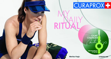 Martina Hingis wins with CURAPROX