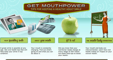 New website offers tips for keeping a healthy adult smile