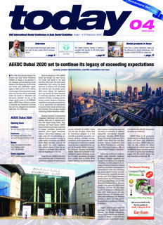 today AEEDC Dubai Feb. 4, 2020