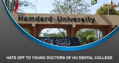 Hats off to young doctors of HU Dental College