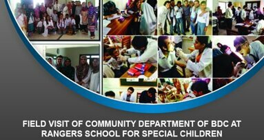 Field visit of Community department of BDC at Rangers School for Special Children