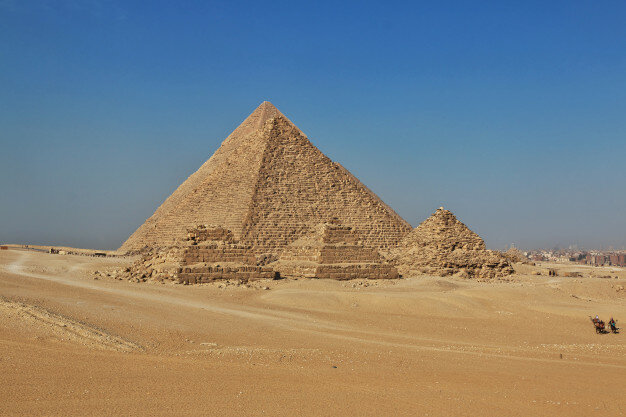 Fig.1: Great Pyramids of Giza, Egypt (Source: @svstrelkov, Freepik)