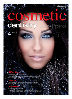 cosmetic dentistry international No. 4, 2012