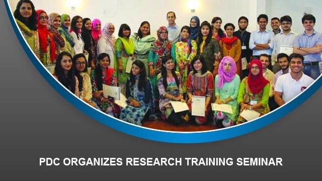 PDC organizes research training seminar