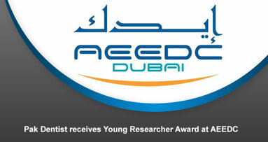 Pak Dentist receives Young Researcher Award at AEEDC
